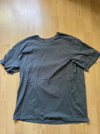 JACK&JONES T-Shirt Grösse M Grau Einfarbig Kurzarm Sommer