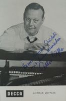Lothar Löffler (1918-1995) Komponist - Autogramm