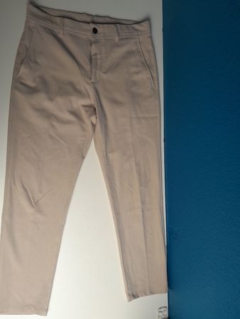 pantalon zara taille 38 beige/crème