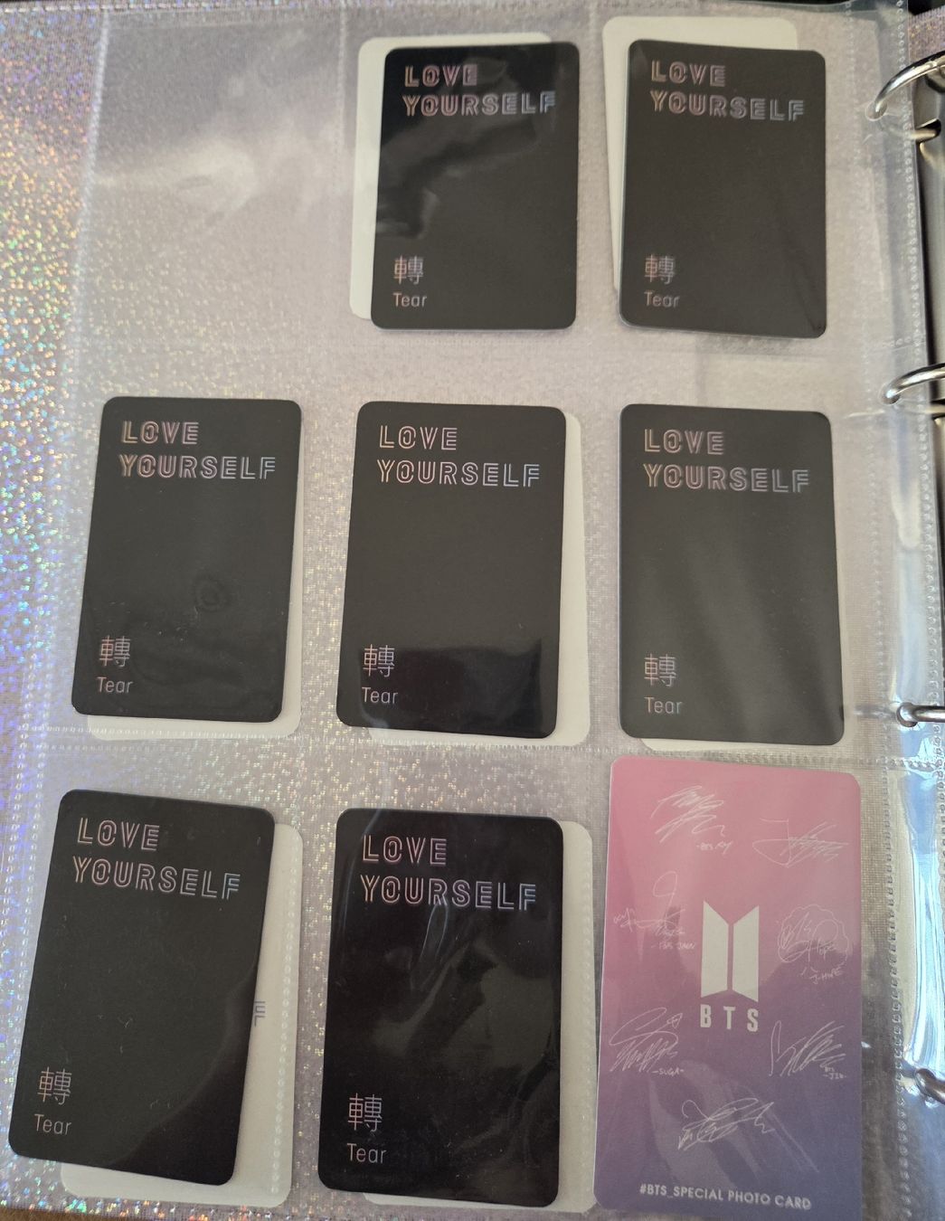 Carte collezionabili: BTS Holo Photocards - Love yourself - TEAR – Nuovo e nell'imballaggio originale da Sennhof (Winterthur) venduto da Hirnschmadder-1 1