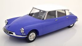 Citroën DS 19 Berline 1955-1968 Bleu Delphinium / weiss 1:12