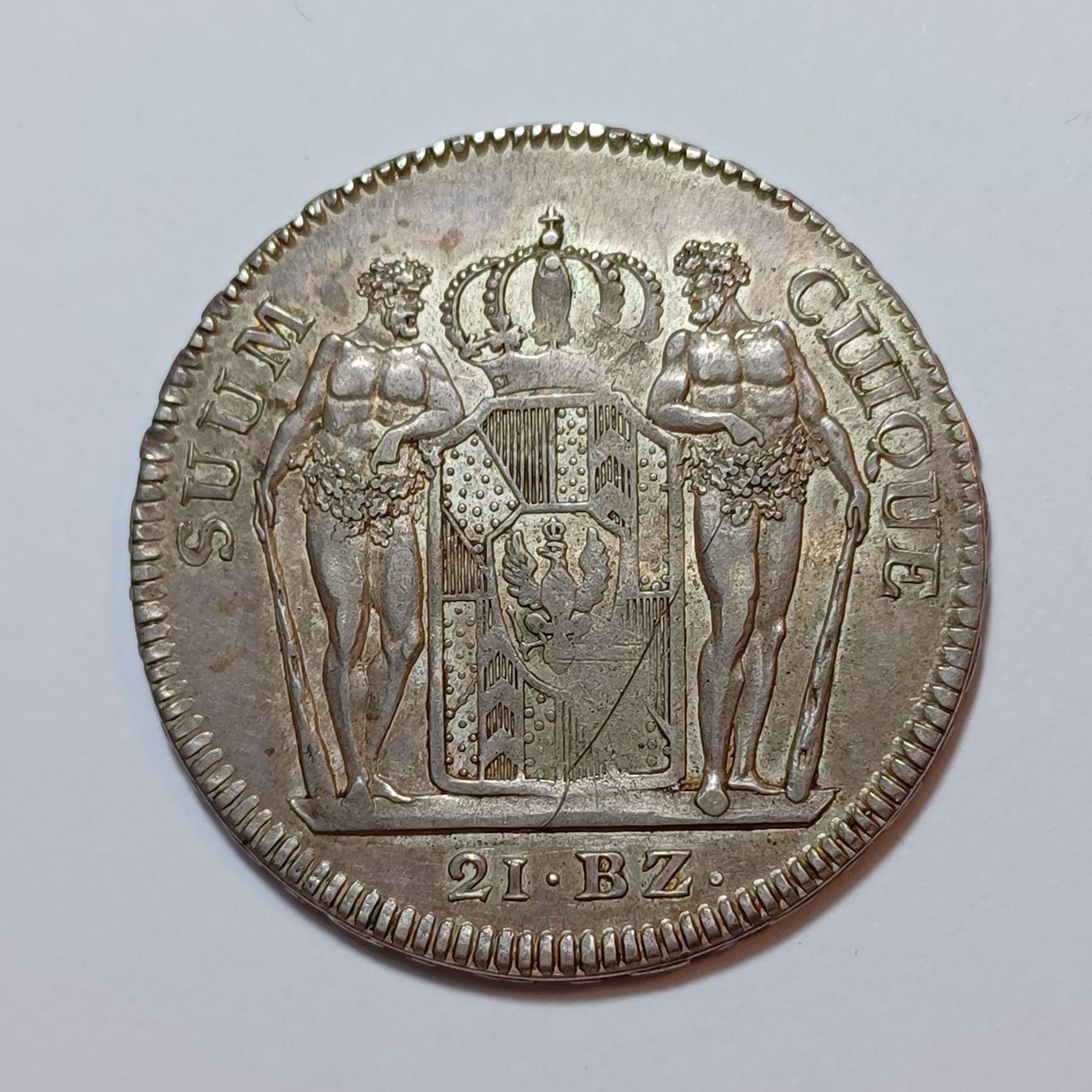Tutti le monete: 21 Batzen 1799 Neuenburg – Usato da Pfäffikon ZH venduto da Schweizer_Muenzen 1