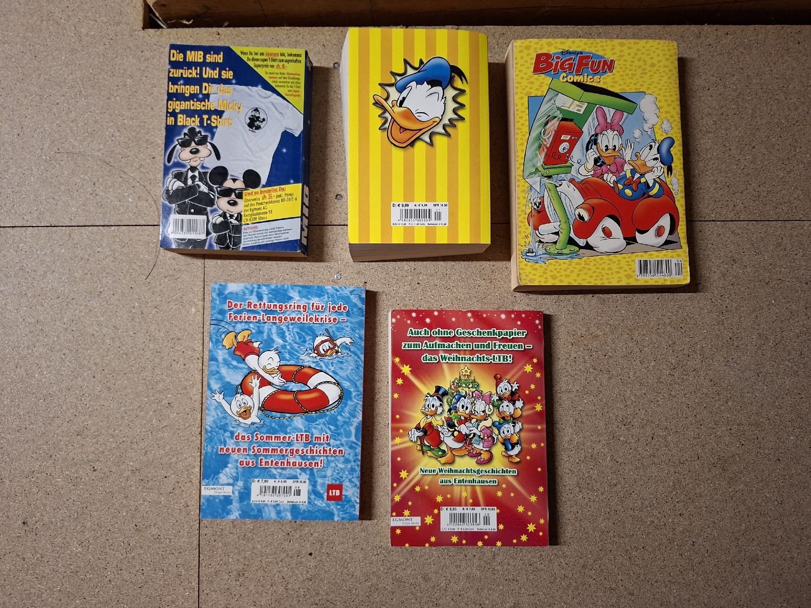 Comics: 5 Comic Hefte Donald Duck  – Gebraucht aus Büsserach von Grenzstein 1