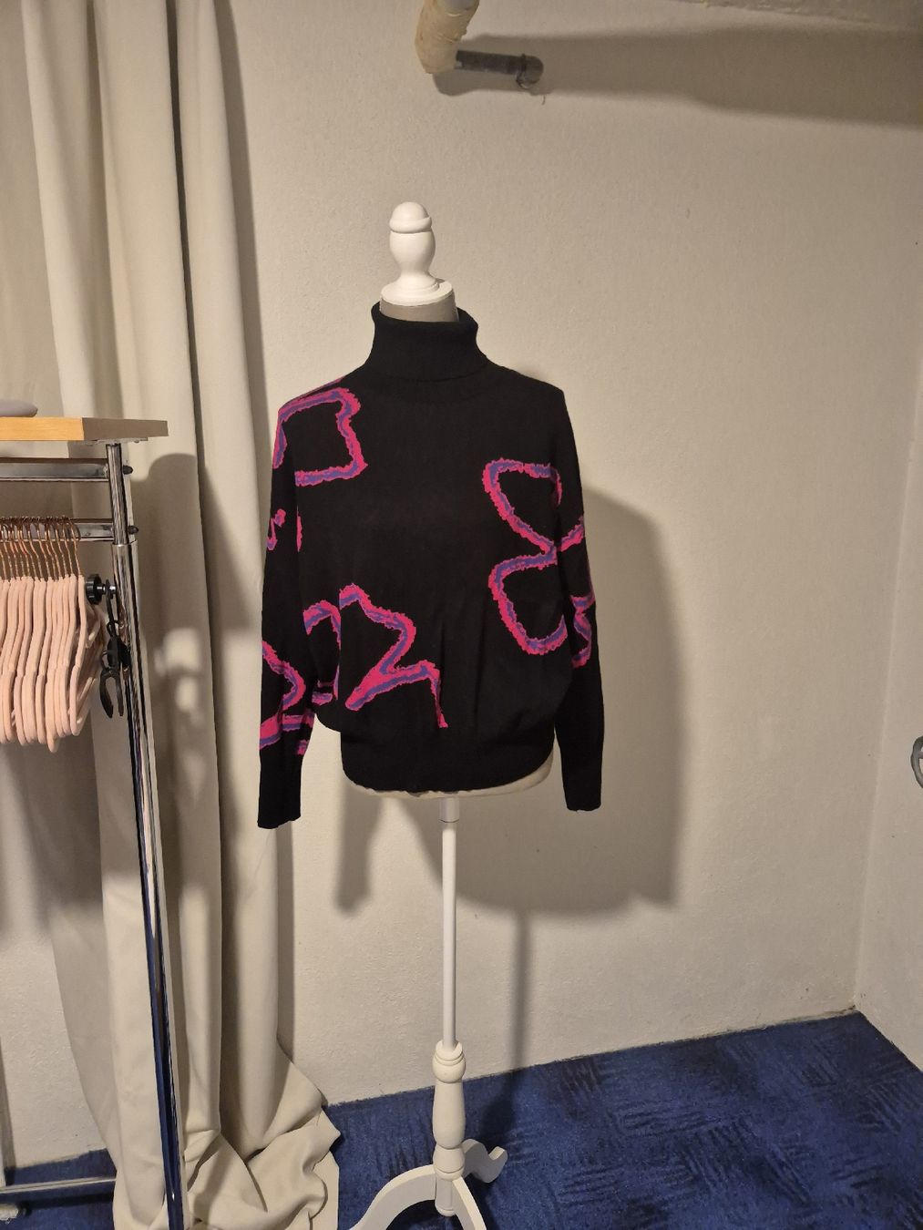 Gerry Weber Maglioni & Felpe: Damen Rollkragenpullover Gerry Weber schwarz gemustert – Nuovo (secondo la descrizione) da Zürich venduto da Drago670 2