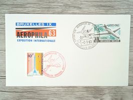 TR73 Enveloppe + Timbre Belgique 1963