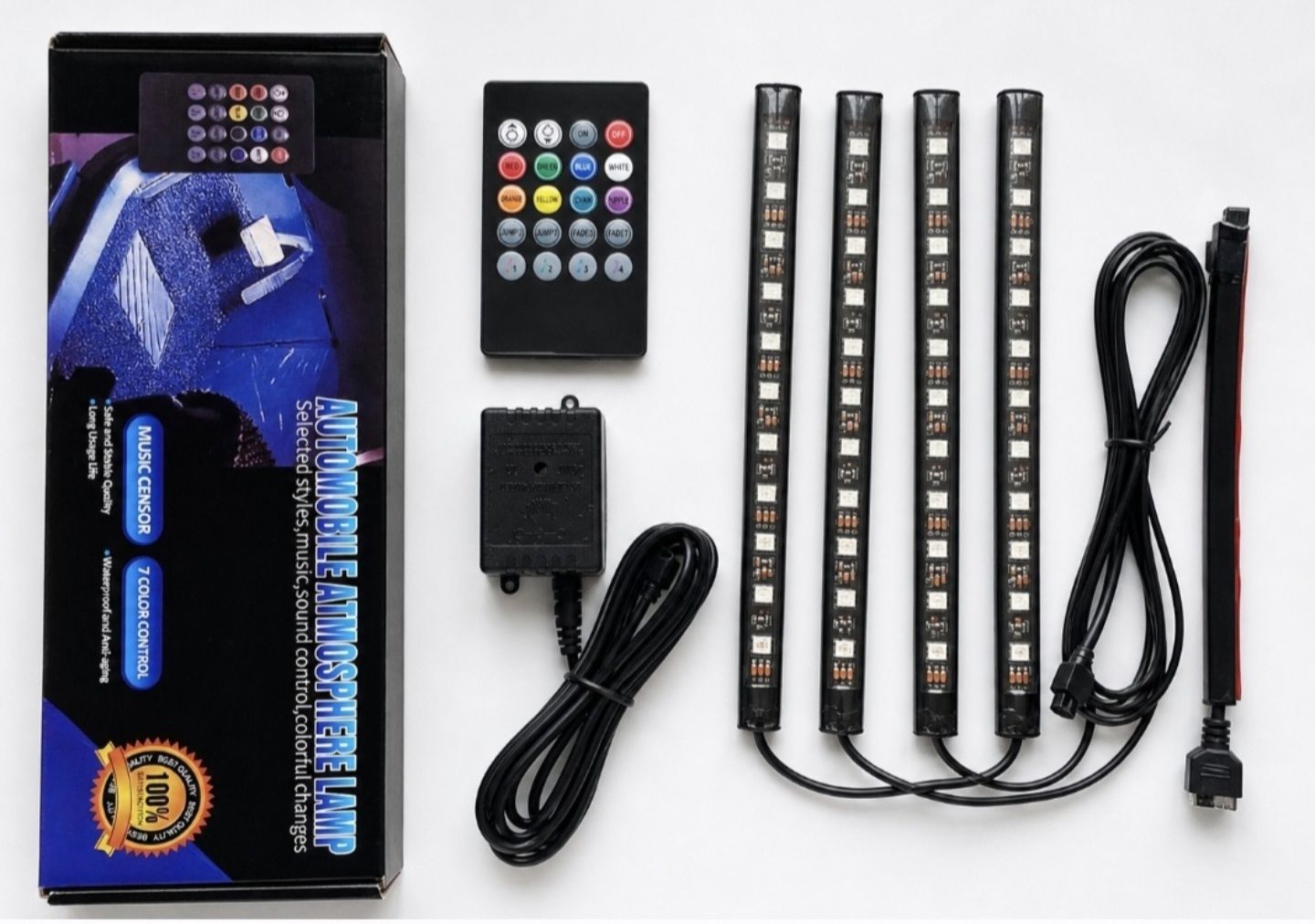 Tutti pezzi di ricambio auto: Auto Ambiente Beleuchtung LED, 7 Farben – Nuovo (secondo la descrizione) da Dornach venduto da rom_tnh6