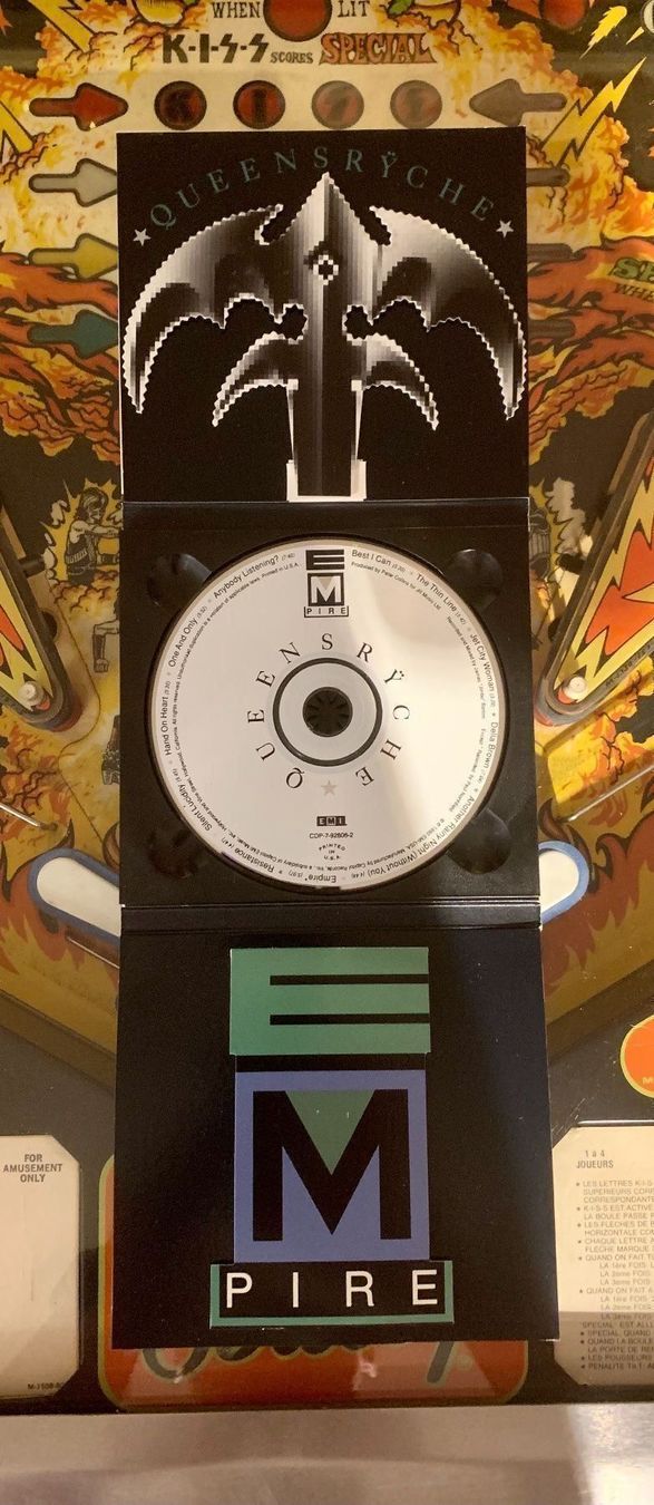 CD: QUEENSRYCHE "EMPIRE" RARE PR0M0 ONLY CD FOLD-OUT DIGIPAK – Usato da Basel venduto da forevermusic 4