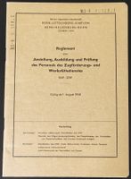 BLS Reglement Zugförderungs- und Werkstättendienst 1958
