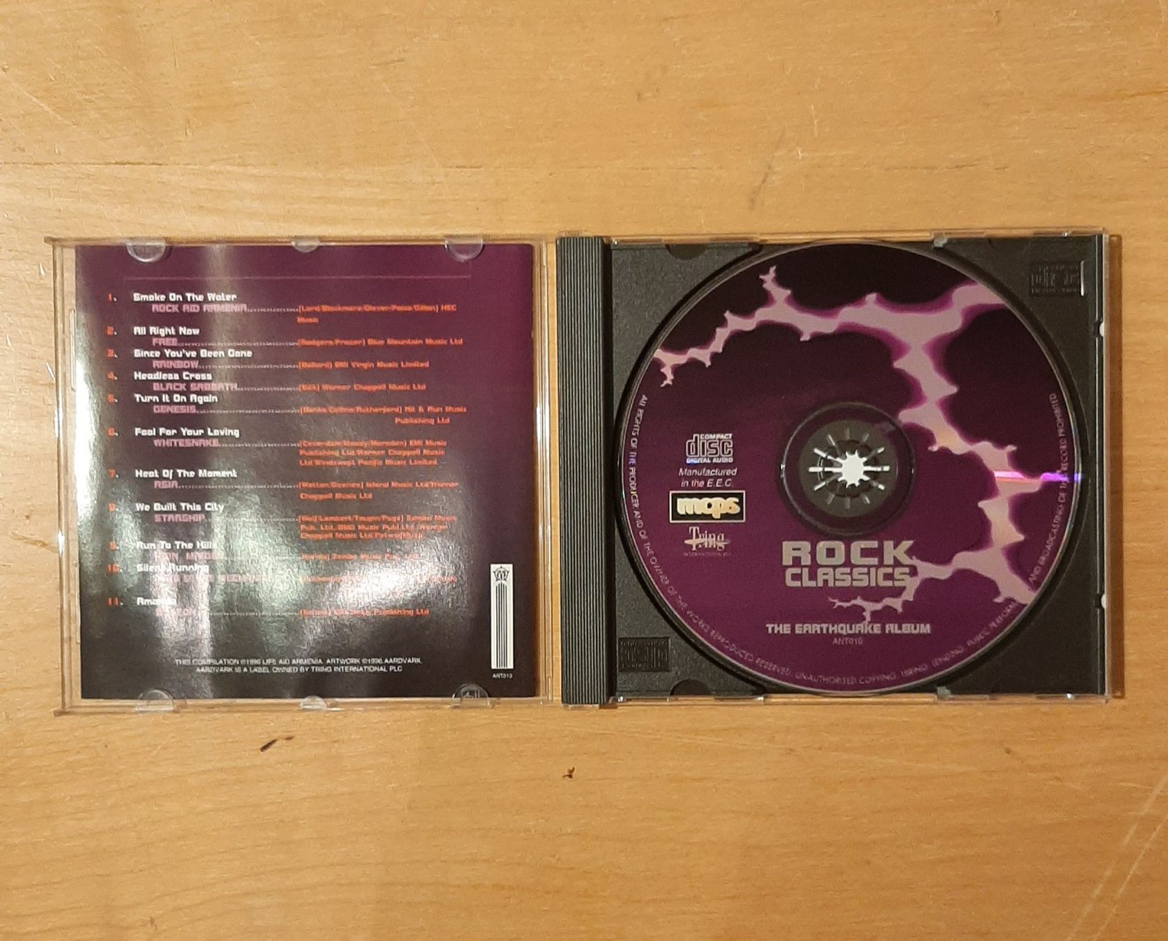 CD: The Earthquake Album, CD, Rock Compilation, Sampler – Usato da Amriswil venduto da Celini3 2