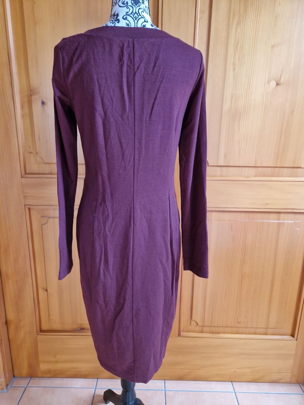 Kleider: Più & Più Kleid bordeaux 42 – Gebraucht aus Lichtensteig von Cocabana_16 2