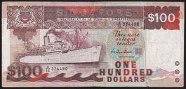 Singapur 100 Dollars 1985