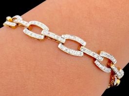 Diamanten 1.80c Bracelet 18k WG 17.4cm *S2178