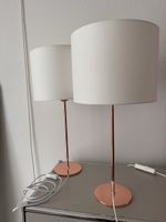 Tischlampen 2er Set Rosé Weiss sehr guter Zustand