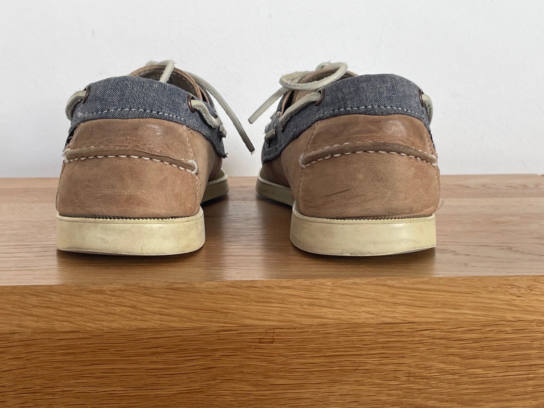 Sebago Scarpe da uomo: Sebago Docksides Spinnaker (beige-blau Gr.41,5) – Usato da Zürich venduto da narviB 4