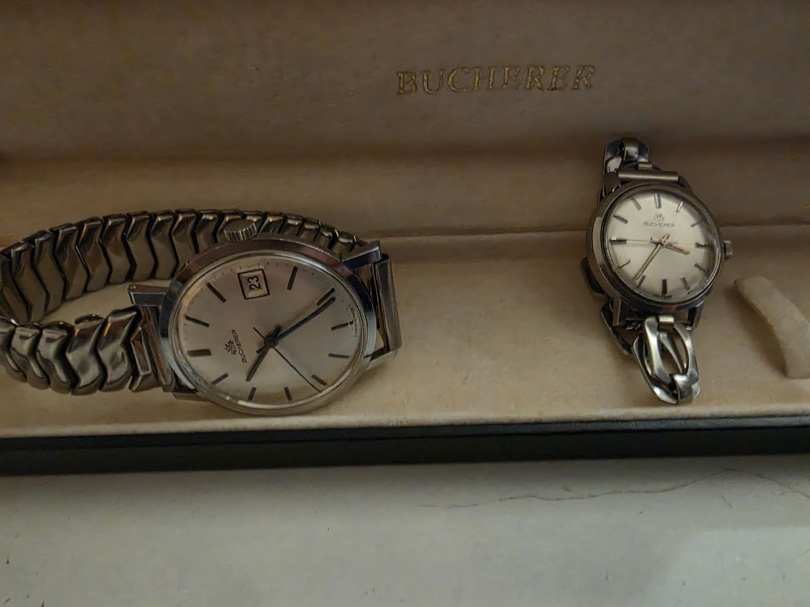 Bucherer Orologi: Montres couple Bucherer – Usato da Neuchâtel venduto da e57_h6y5 7