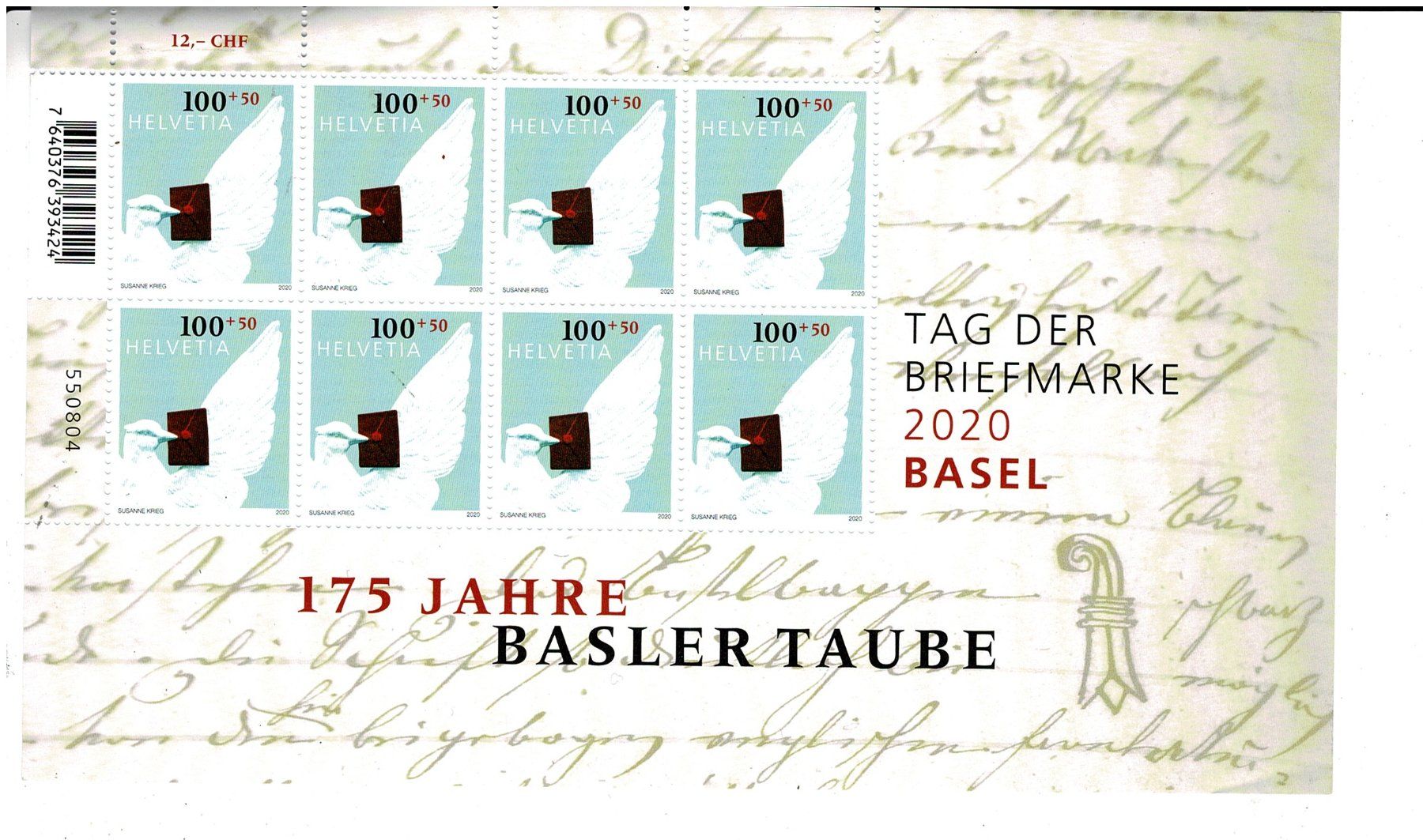 Tutti i francobolli: 175  Jahre Basler Tübli 1 KB ** – Nuovo (secondo la descrizione) da Lausanne venduto da Whorvath