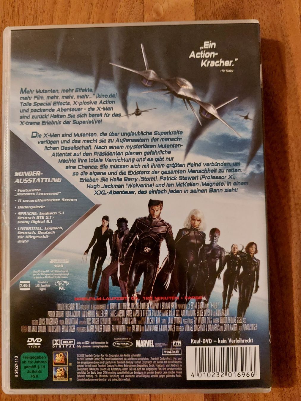 Tutti i DVDs: DVD - X-Men 2 – Usato da Rheinfelden venduto da FilmAuktion 1