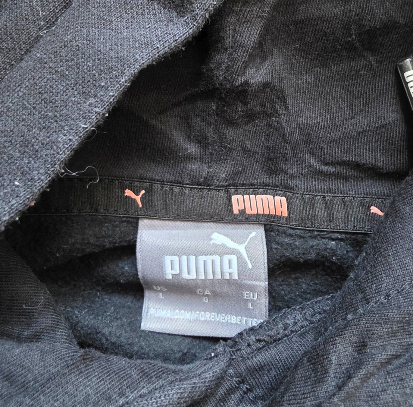 Puma Pullover & Sweatshirts: Kapuzenpullover Puma schwarz Grösse L – Gebraucht aus Bern von Tommy.Z 1