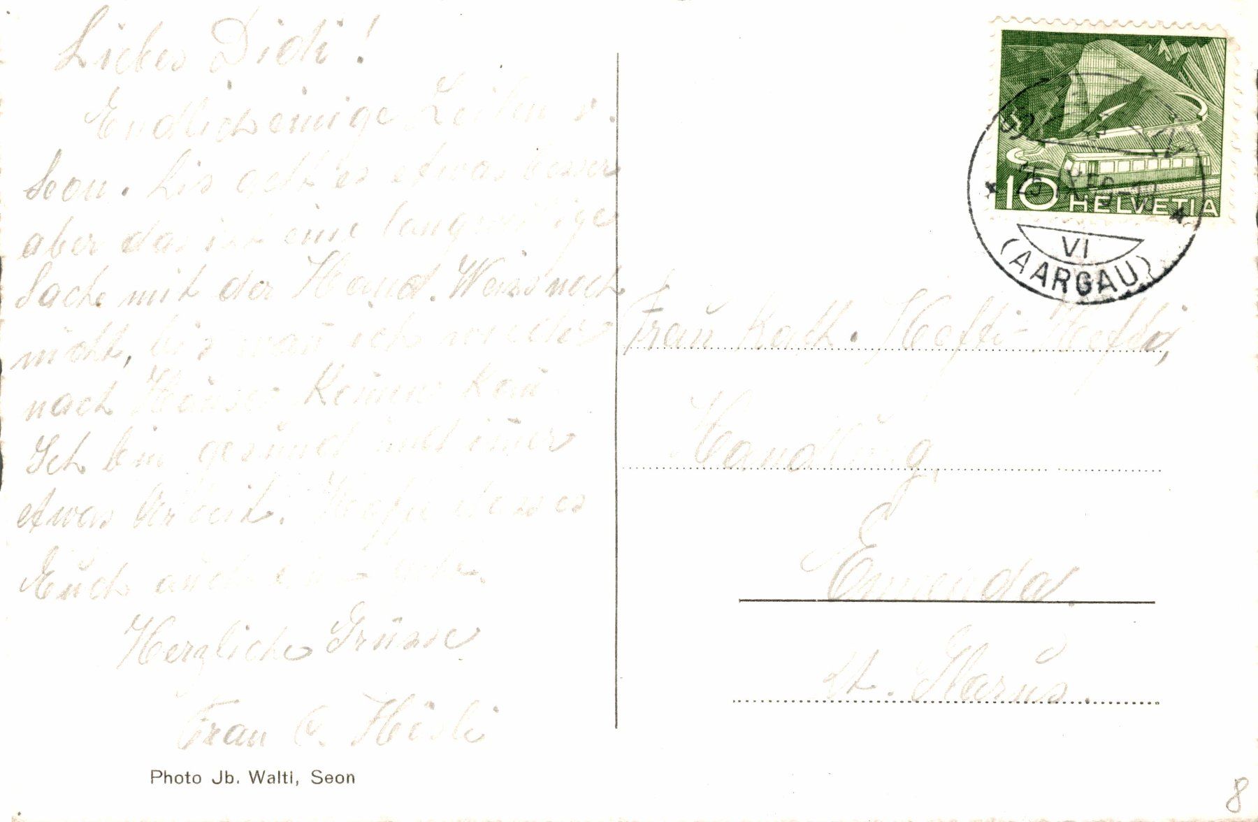 Cartes postales: Seon Aarg. Generalansicht – D'occasion à Bronschhofen par Astore 1
