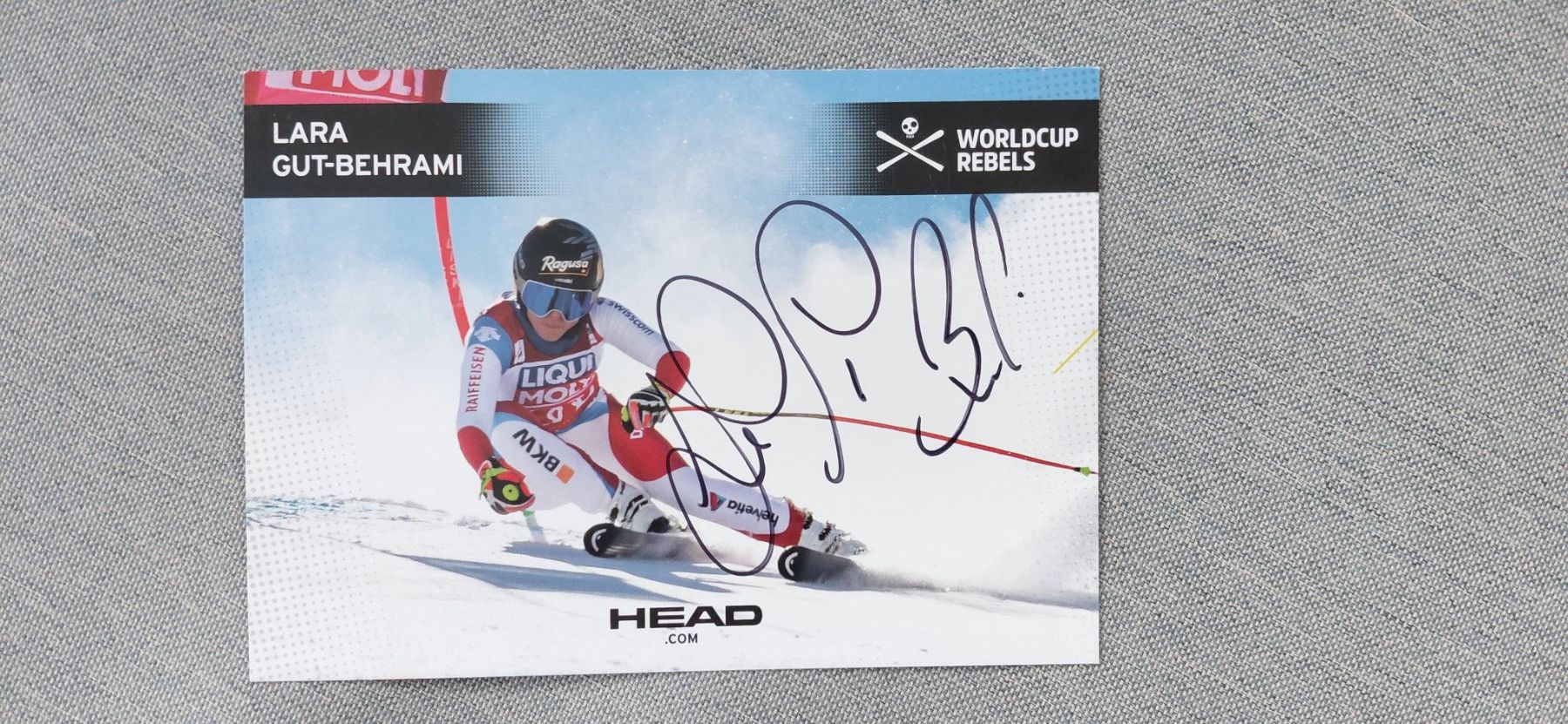 Autographes: Autogrammkarte Lara Gut Behrami – D'occasion à Schmerikon par Olympia04