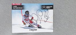 Autogrammkarte Lara Gut Behrami