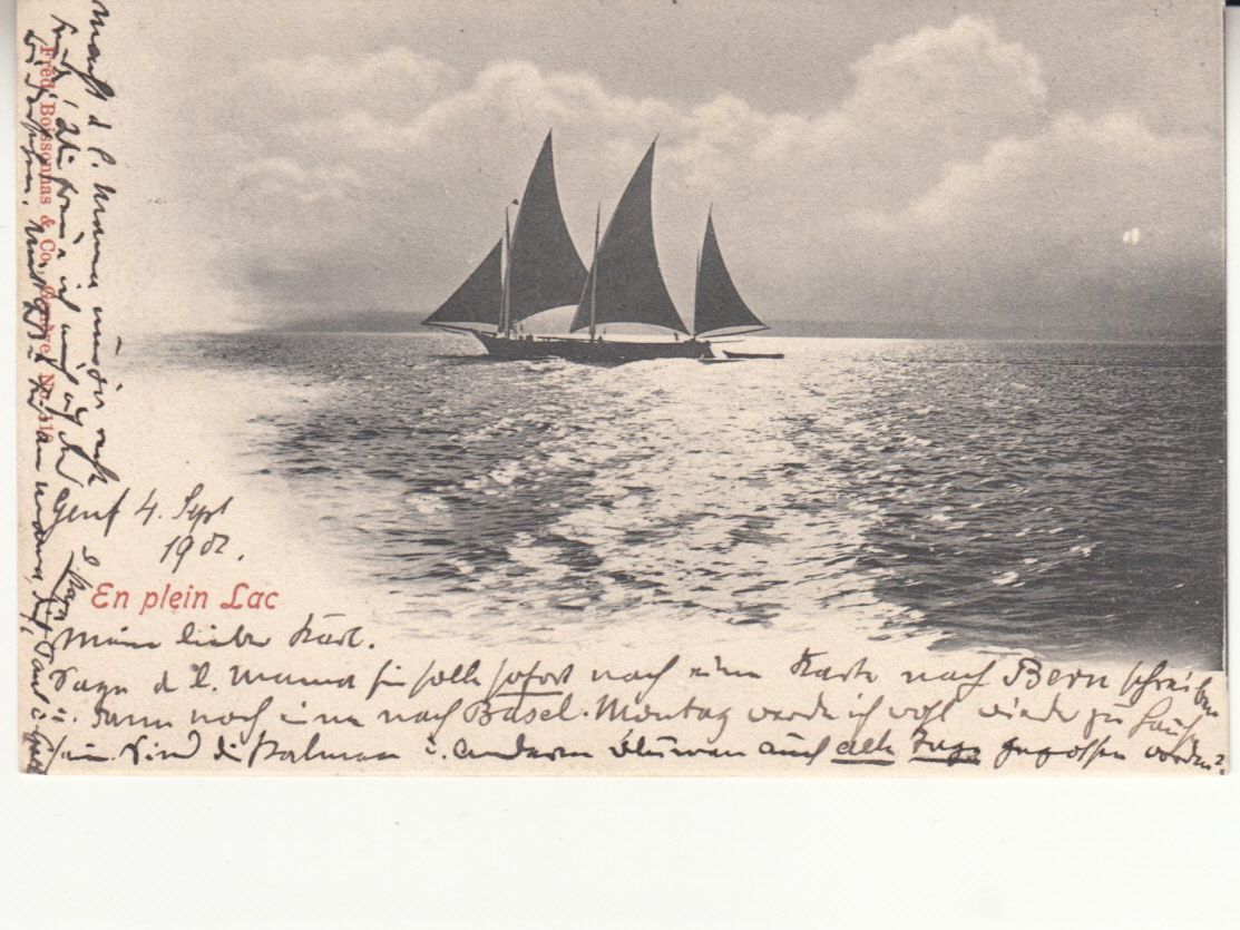 Cartes postales: Lac Léman 1902 – D'occasion à Bürglen TG par StampGraf