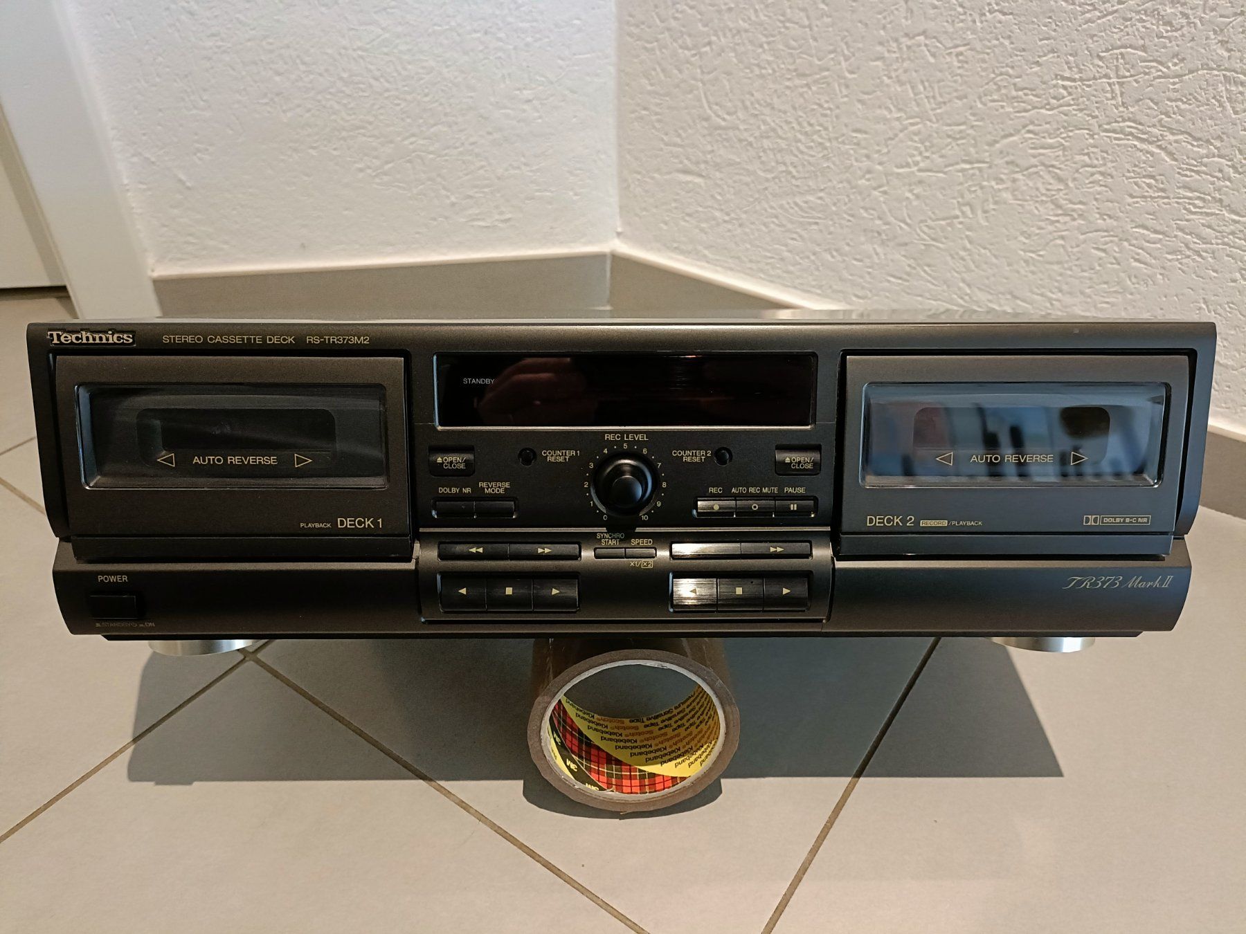 Technics Registratori: Platine cassette Technics RS-TR373 mkII – Usato da Pampigny venduto da edyschi