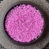 Rocailles Glasperlen *Metallic Pink*70 Gramm *