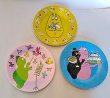 3 Barbapapa Teller - Kunststoff / zusammen Fr. 15.-