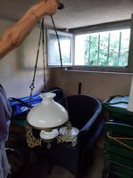 Petrol/ Deckenlampe