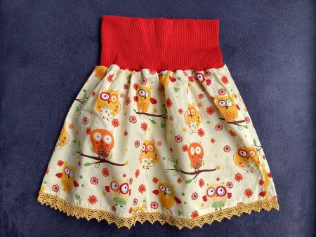 NEUES Sommer Röckli (Eulen) Gr. 98/104