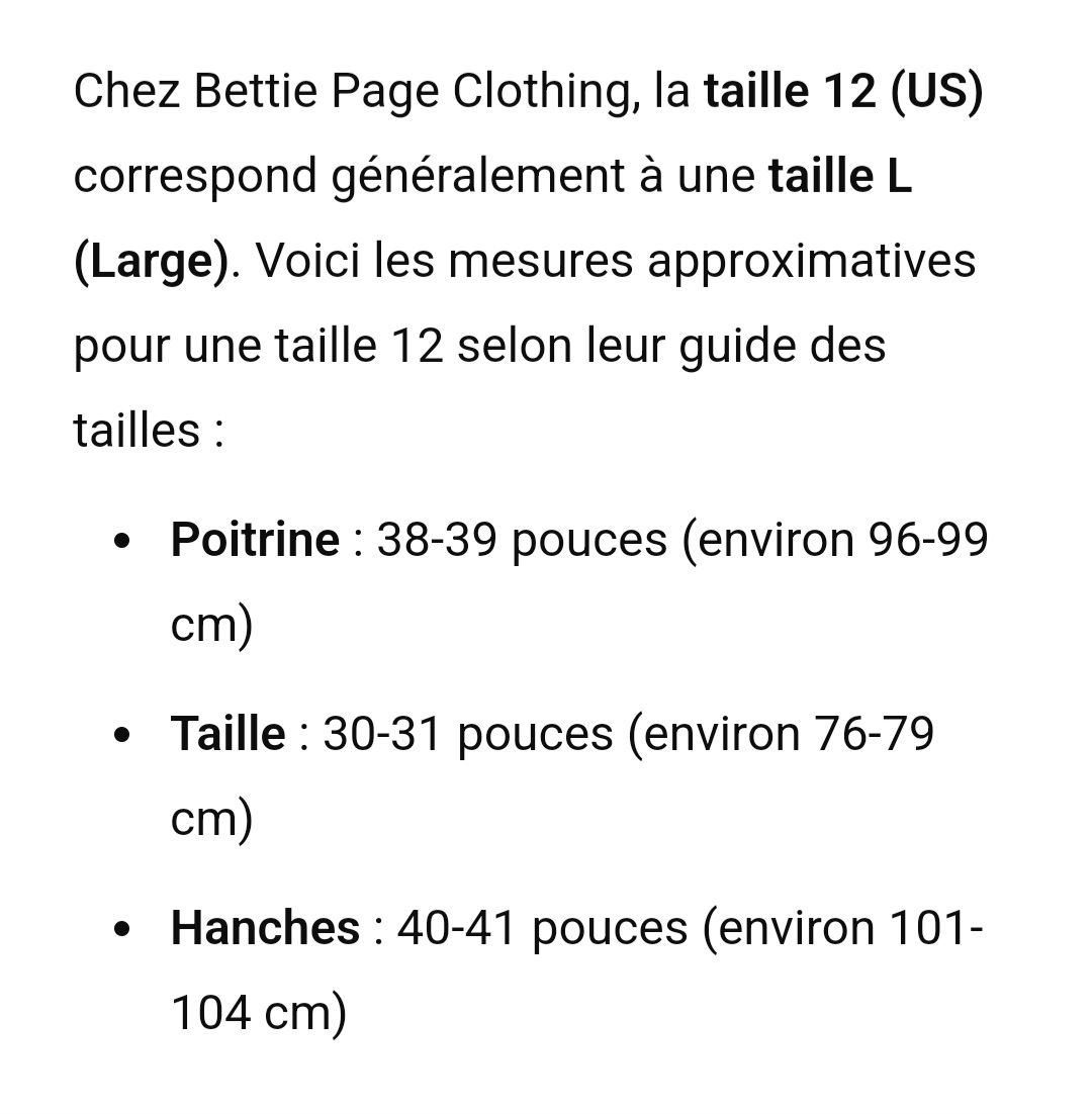 Kleider: Robe pinup Bettie Page L – Gebraucht aus Les Agettes von Mazikeen 5