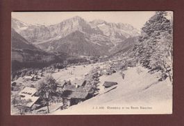 CHAMPERY sous la neige - Dents Blanches - 1915