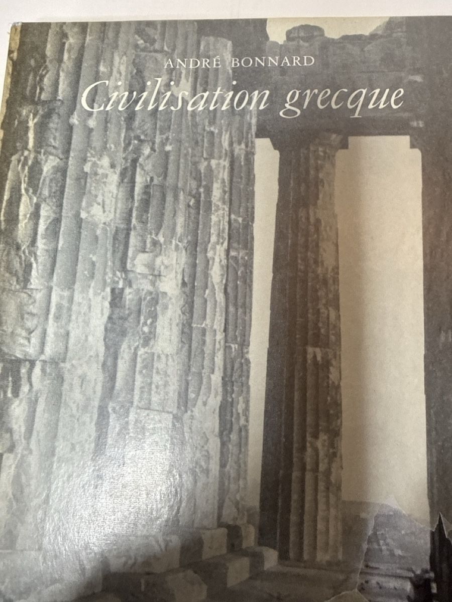 Bücher: BONNARD André Civilisation grecque 2 tomes – Gebraucht aus Schmitten FR von Hohezelg 1