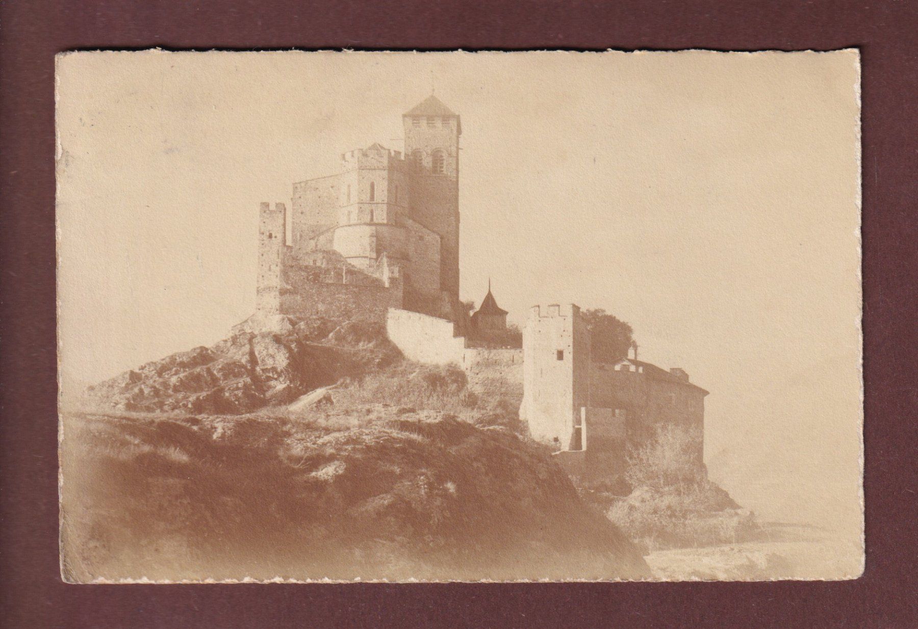 Cartoline postali: SION - Valère - 1925 E. Gyger – Usato da Pully venduto da nicecards-shop