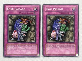 Yu-Gi-Oh! Karte - 2x Enge Passage - Top Zustand, Selten!