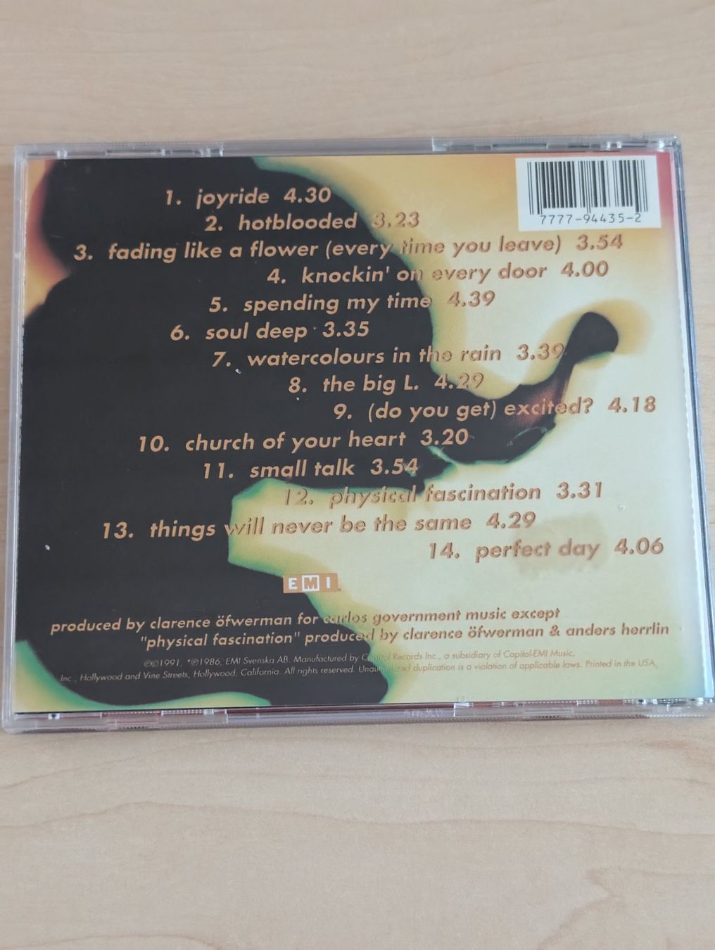 CDs: Roxette - Joyride – D'occasion à Spiez par Crazyduck 1