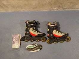 Inlineskates K2 Flight 2000 mit Schutzausrüstung, Grösse 40