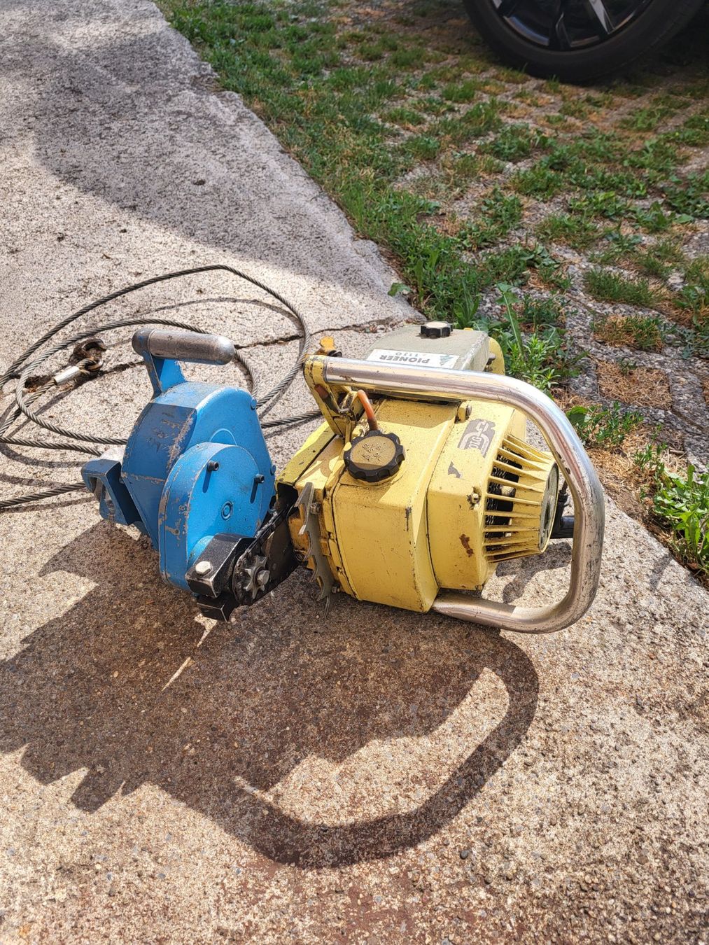 Altro per stoccaggio & trasporto: Spillwinde mit Motorsägenantrieb – Difettoso da Bauma venduto da SuBu04 1
