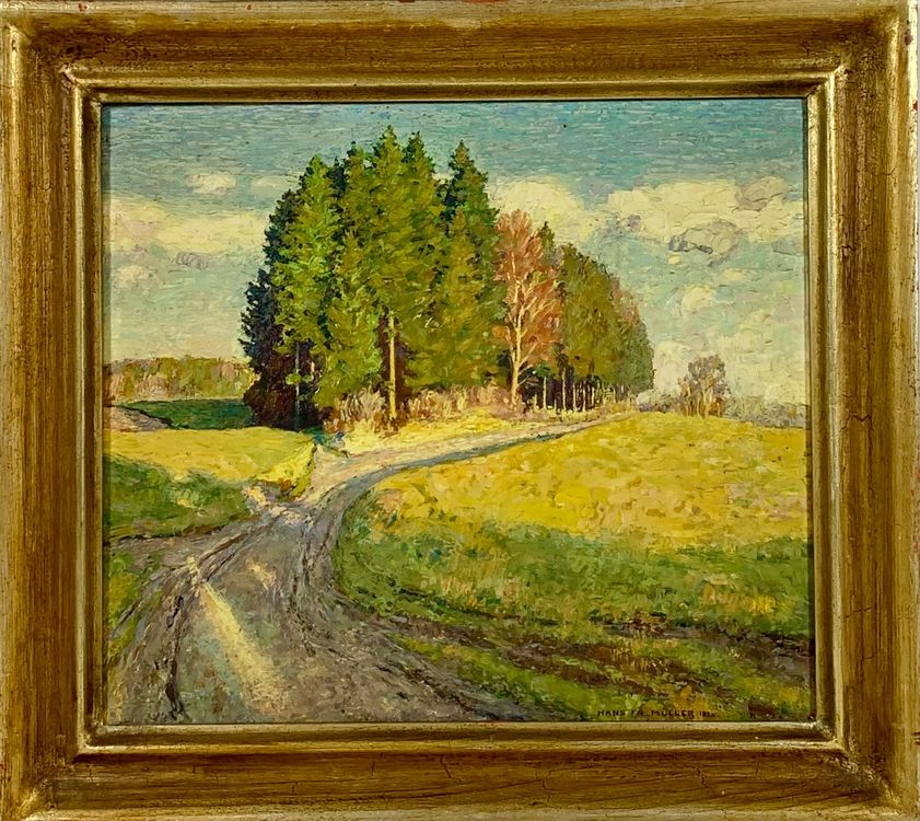 Hans Fr. Müller 1930 Landschafts Gemälde Kaufen auf Ricardo