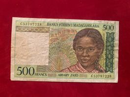 MADAGASCAR - 500 Francs 1994 - Sehr Schön / Très Beau