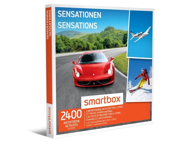 Smartbox Buoni: Smartbox Gutschein Sensationen - 249.90 CHF – Nuovo e nell'imballaggio originale da Zürich venduto da hellschatt