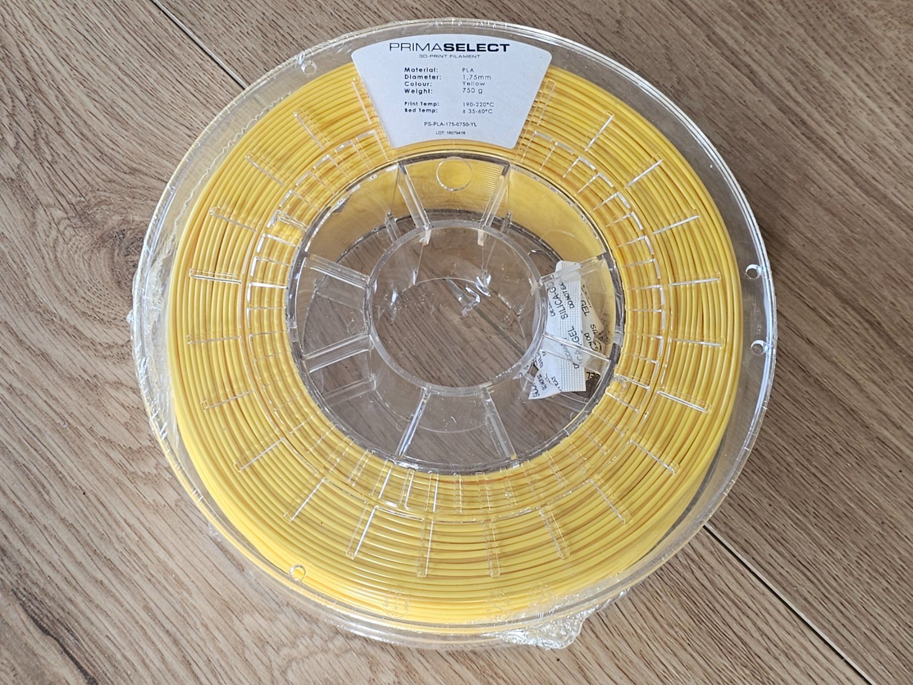 Filament: PrimaSelect™ PLA Jaune – 1.75mm – 750 g – Neuf avec emballage d'origine à Yvonand par Li_poch