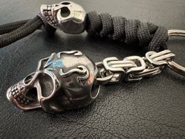 Schlüsselanhänger Design Schädel / Totenkopf