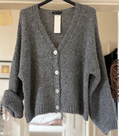 CARDIGAN/GILET MIXT LAINE ET ALPACA!! M NOUVEAUTÉ 2026/27