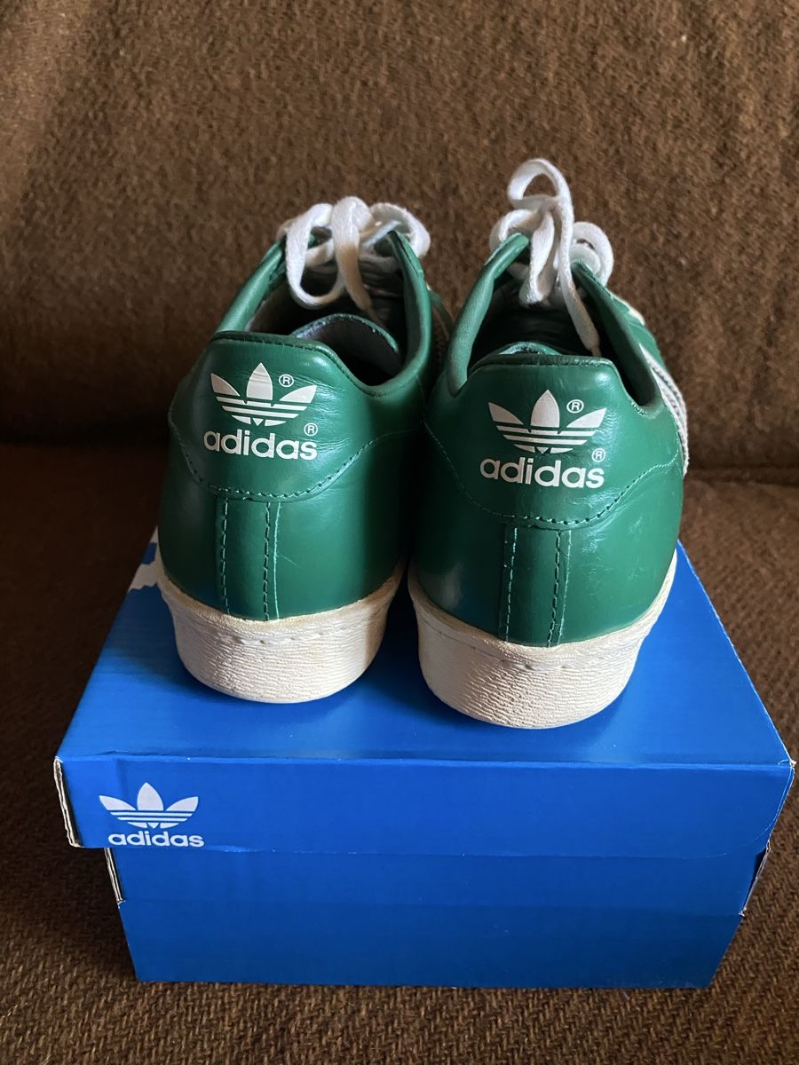 Adidas Scarpe da uomo: Adidas Superstar vertes cuir, 42 – Usato da Geneve venduto da Monthoux13 2