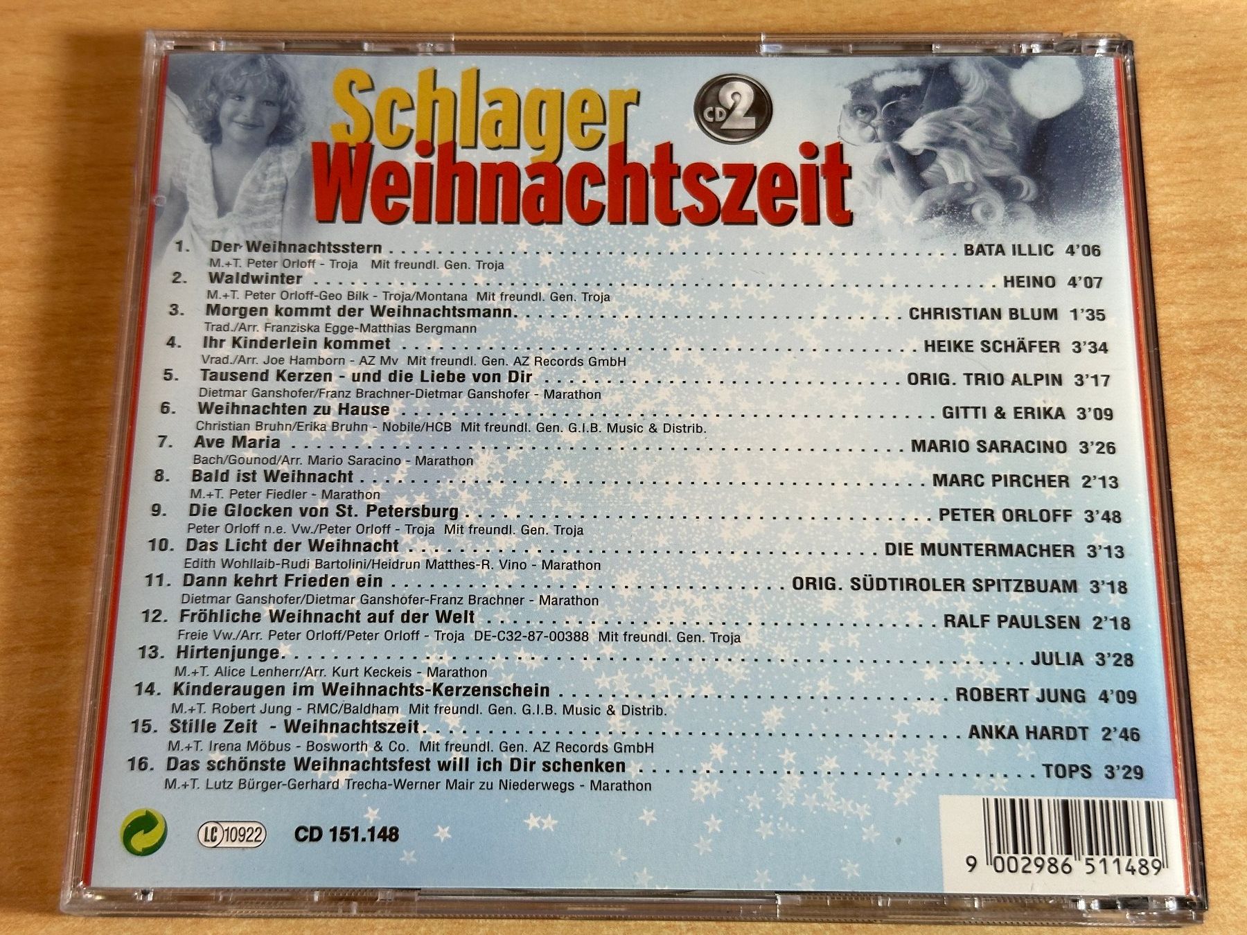 CD: Various - Schlager Weihnachtszeit - 3 CD – Usato da Rikon im Tösstal venduto da Alpenmutz 4