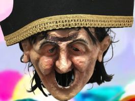Fasnachtsmasken Larven Grinden Künstlermaske