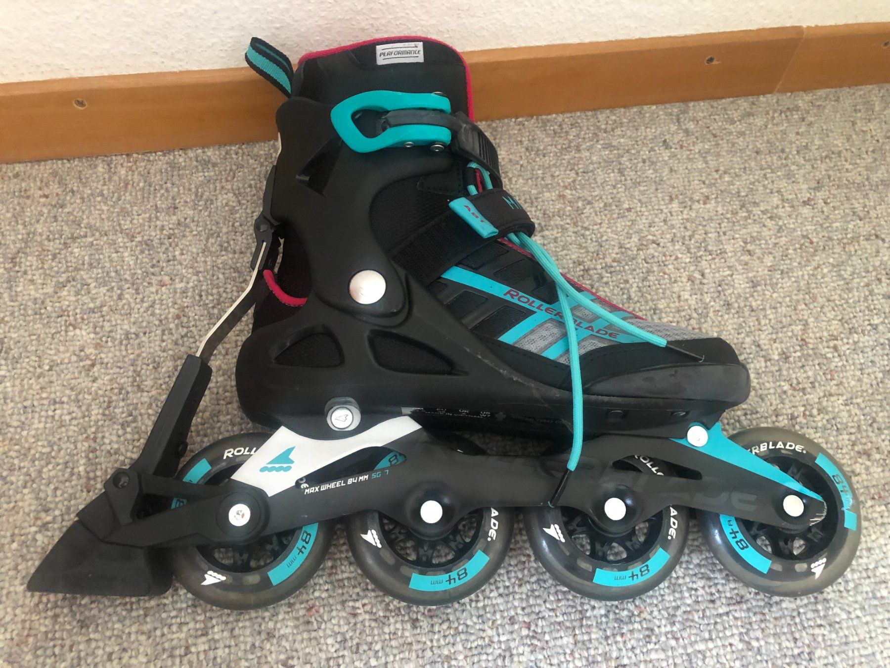 Patins à roul. & inline: Macroblade 84 ABT Damen Rollerblade Gr. 38 – D'occasion à Bassersdorf par sammelfloh 7