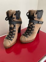 Santoni / Stiefel beige Wildleder / Leder Grösse 41 NEU